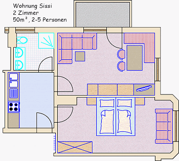 Floorplan apartment Sissi