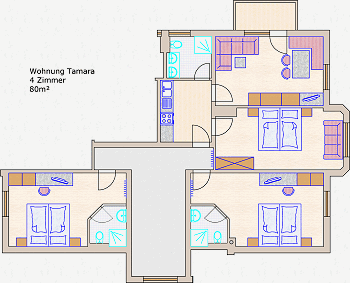 Floorplan apartment Tamara